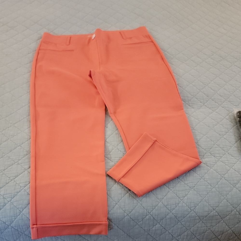 NWOT Betabrand Coral Cropped Pants Sz 2XL